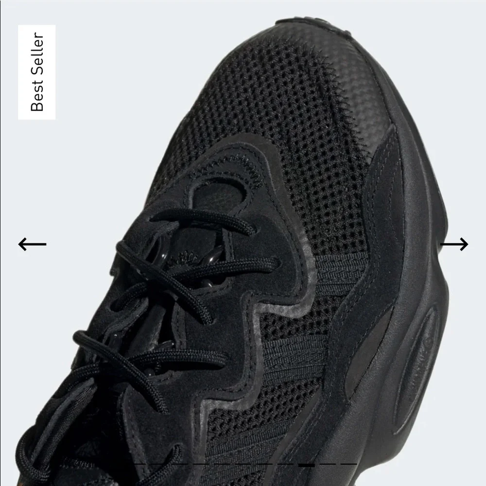 Adidas | BLACK Ozweego Sneaker Mens 4/Womens 6 NWT - Picture 5 of 13